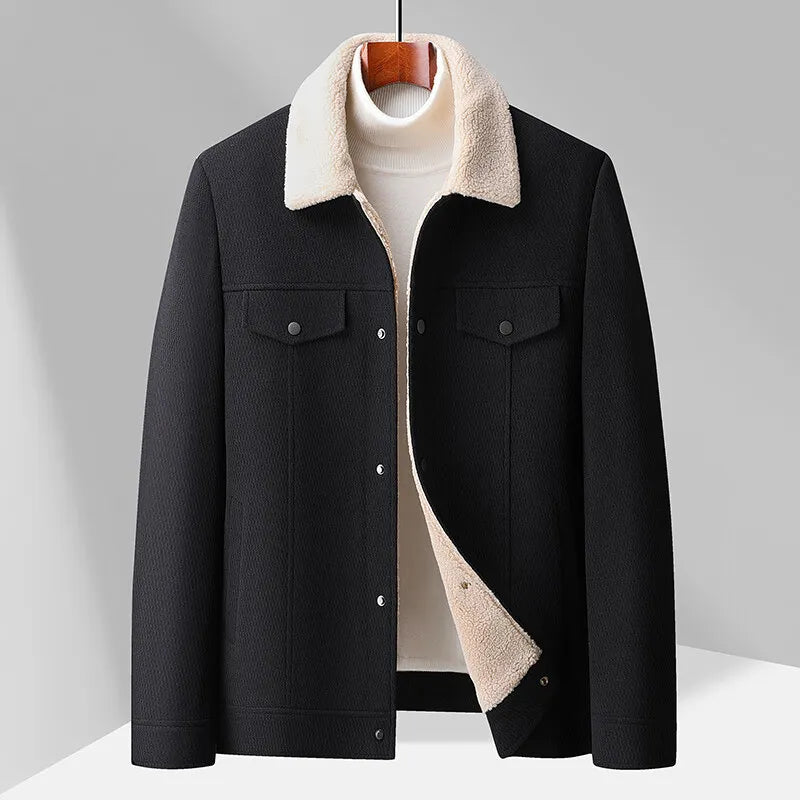 Chaqueta con cuello afelpado para hombre - Olivier