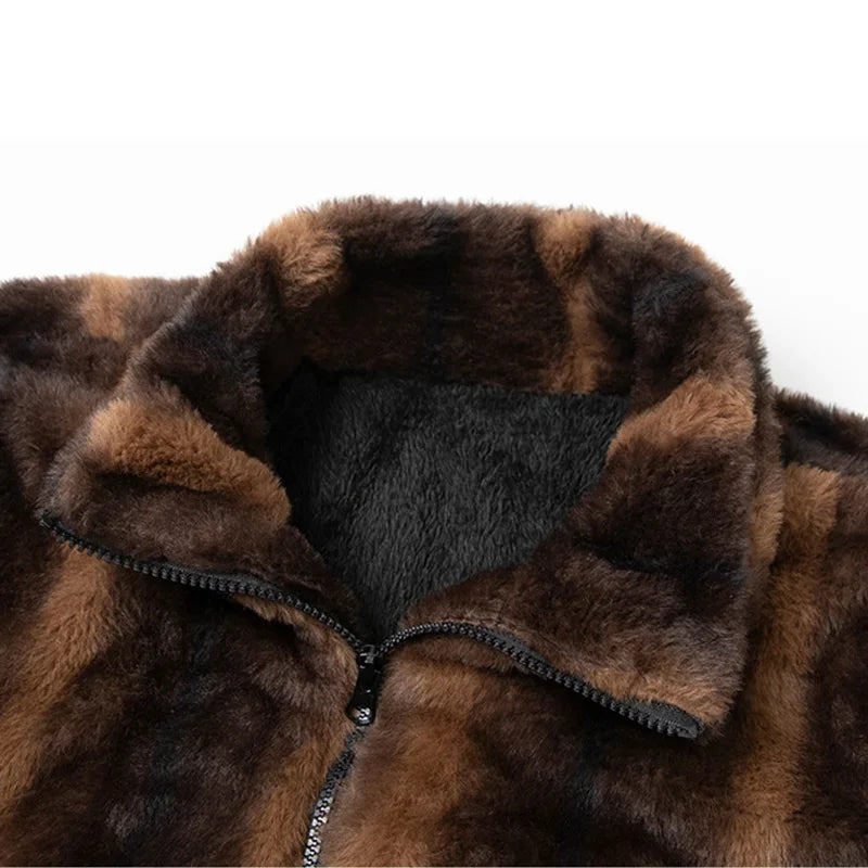 Chaqueta de pelo sintetico para hombre estilo lujoso - Eryon