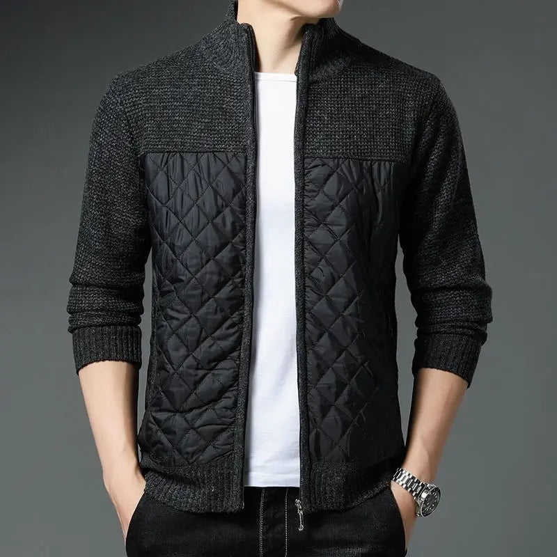 Chaqueta de punto con acolchado para hombre - Foster