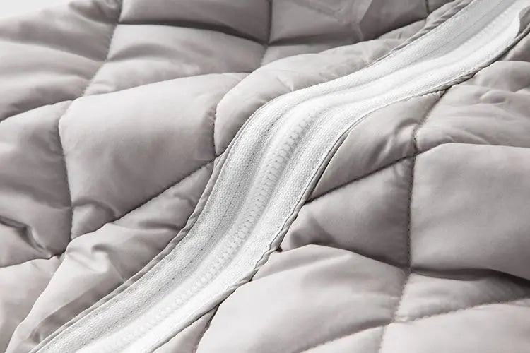 Sudadera acolchada con cremallera para hombre - Adam