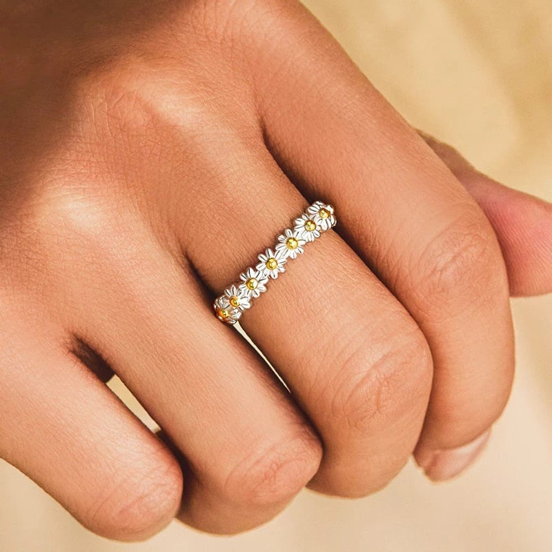Anillo de margarita de filigrana Emilia-Calou