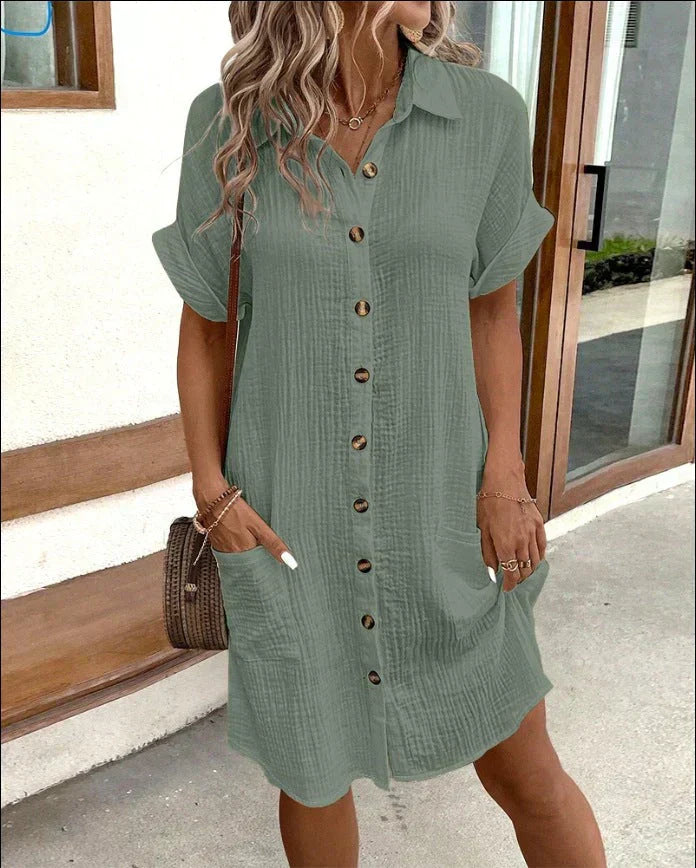 Rica - Vestido de verano cómodo y vaporoso