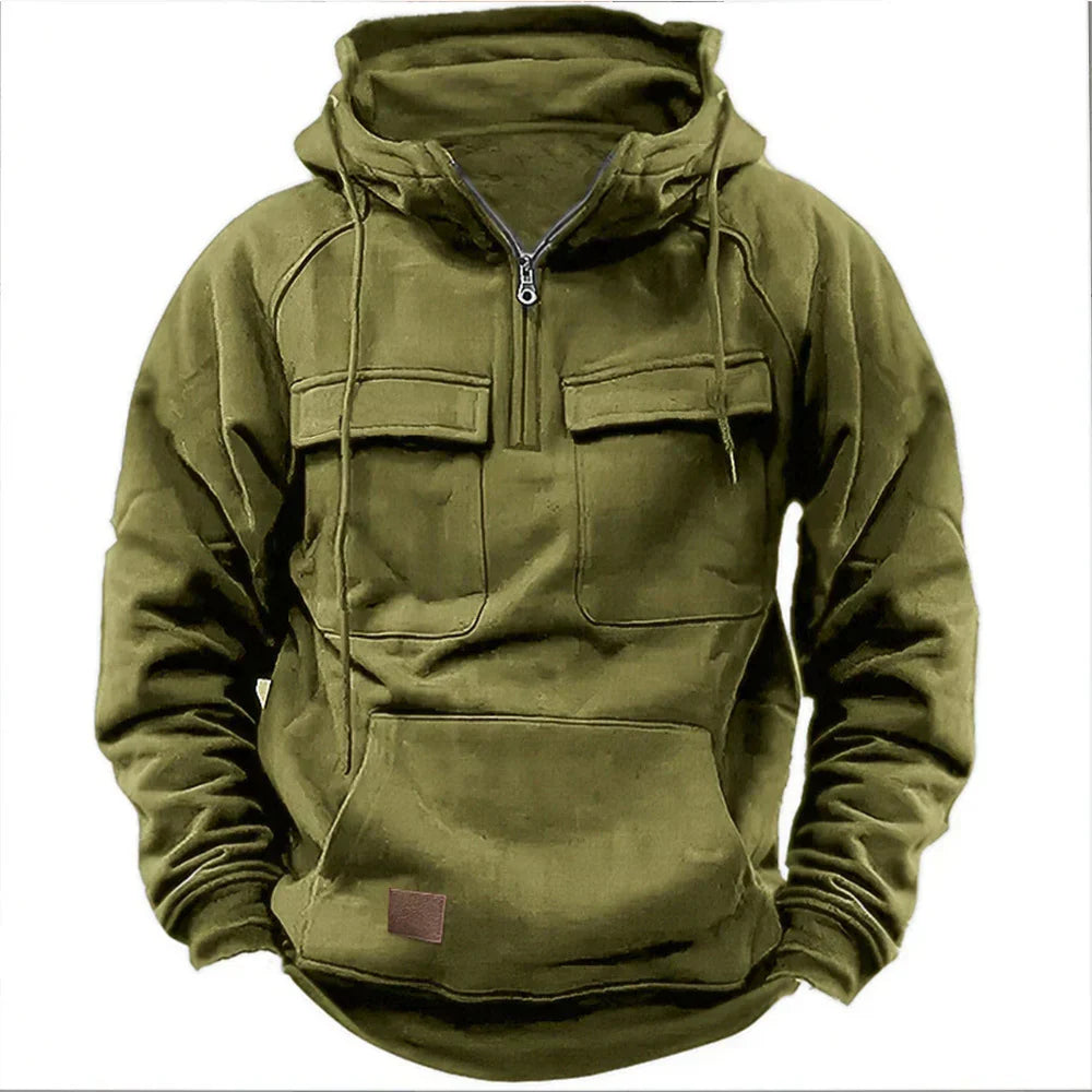 Kaiser - Cálida sudadera con media cremallera