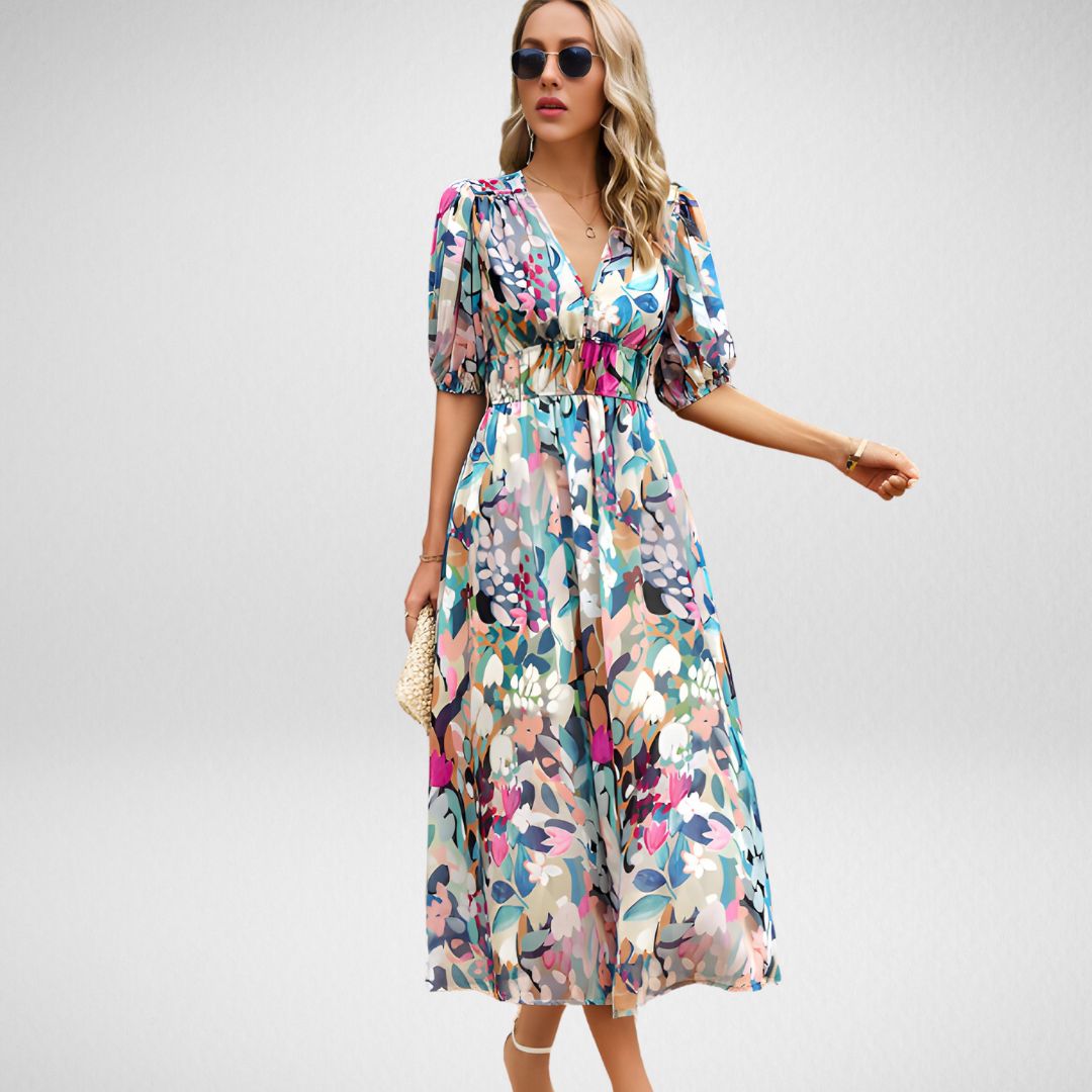 Lolita - Encantador vestido con cuello en V
