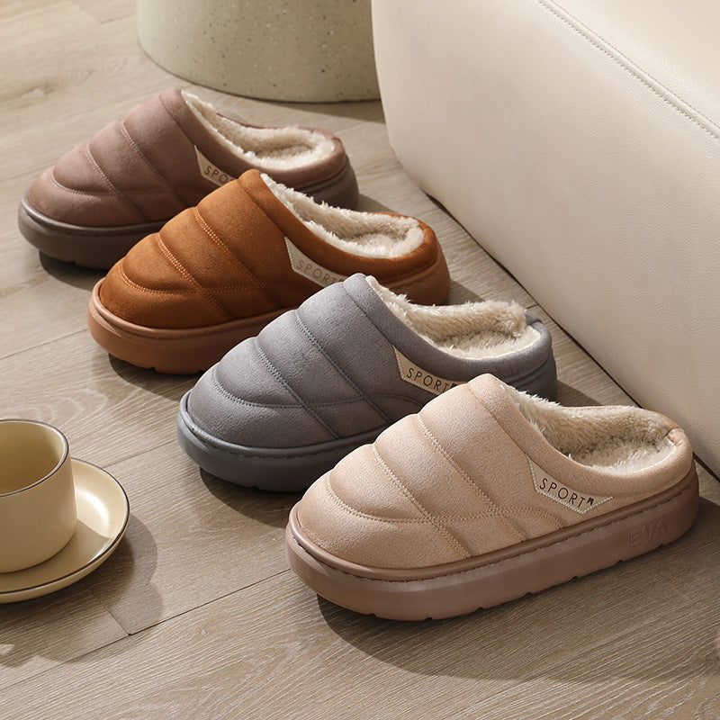 Unisex zapatillas de invierno de felpa antideslizante caliente - Nadir