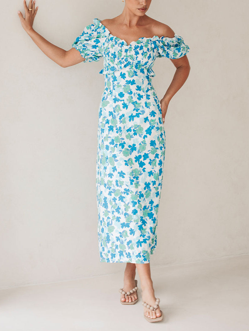 Mae - Fresco vestido midi floral de verano