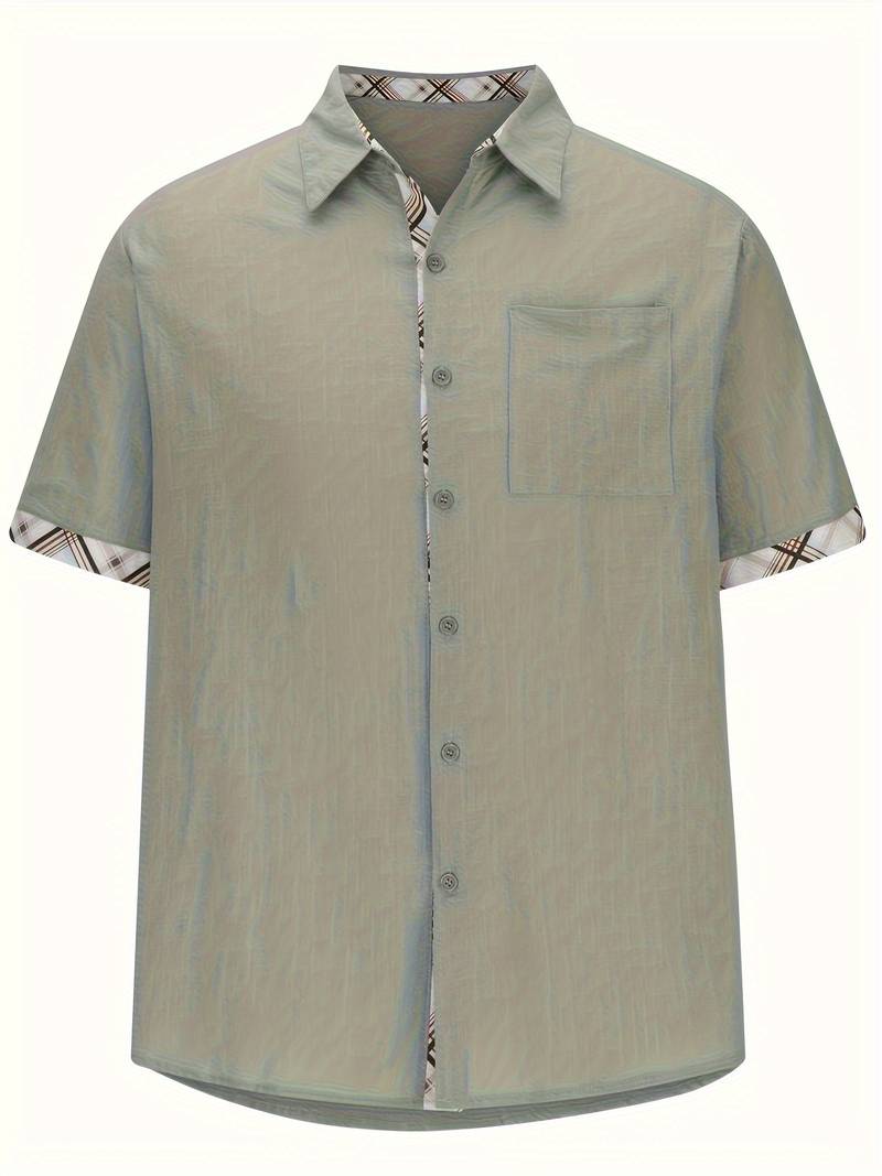 Michael - Elegante camisa tradicional con estampado gráfico a cuadros