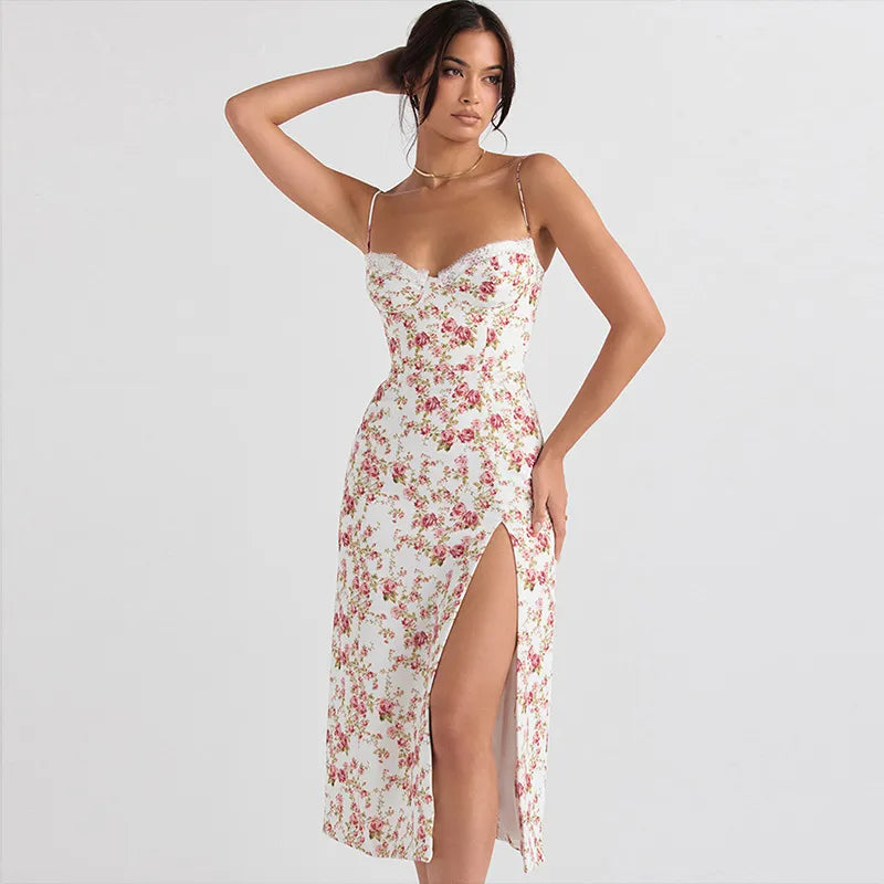 Eloise - Vestido Midi Floral Rosebud