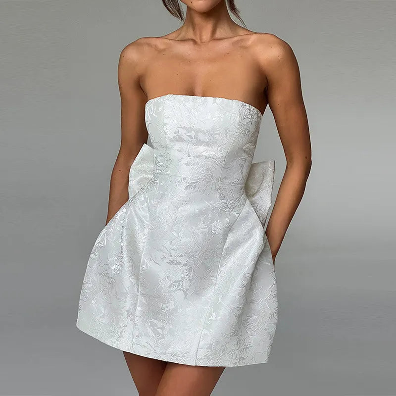 Zuzanna - Vestido Jacquard Floral