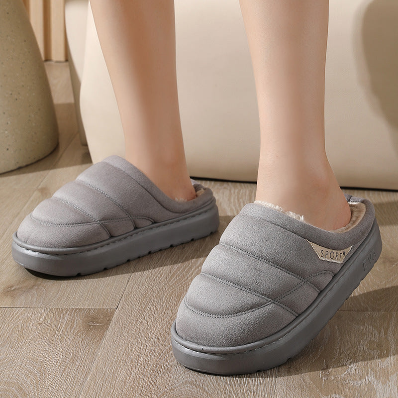 Unisex zapatillas de invierno de felpa antideslizante caliente - Nadir
