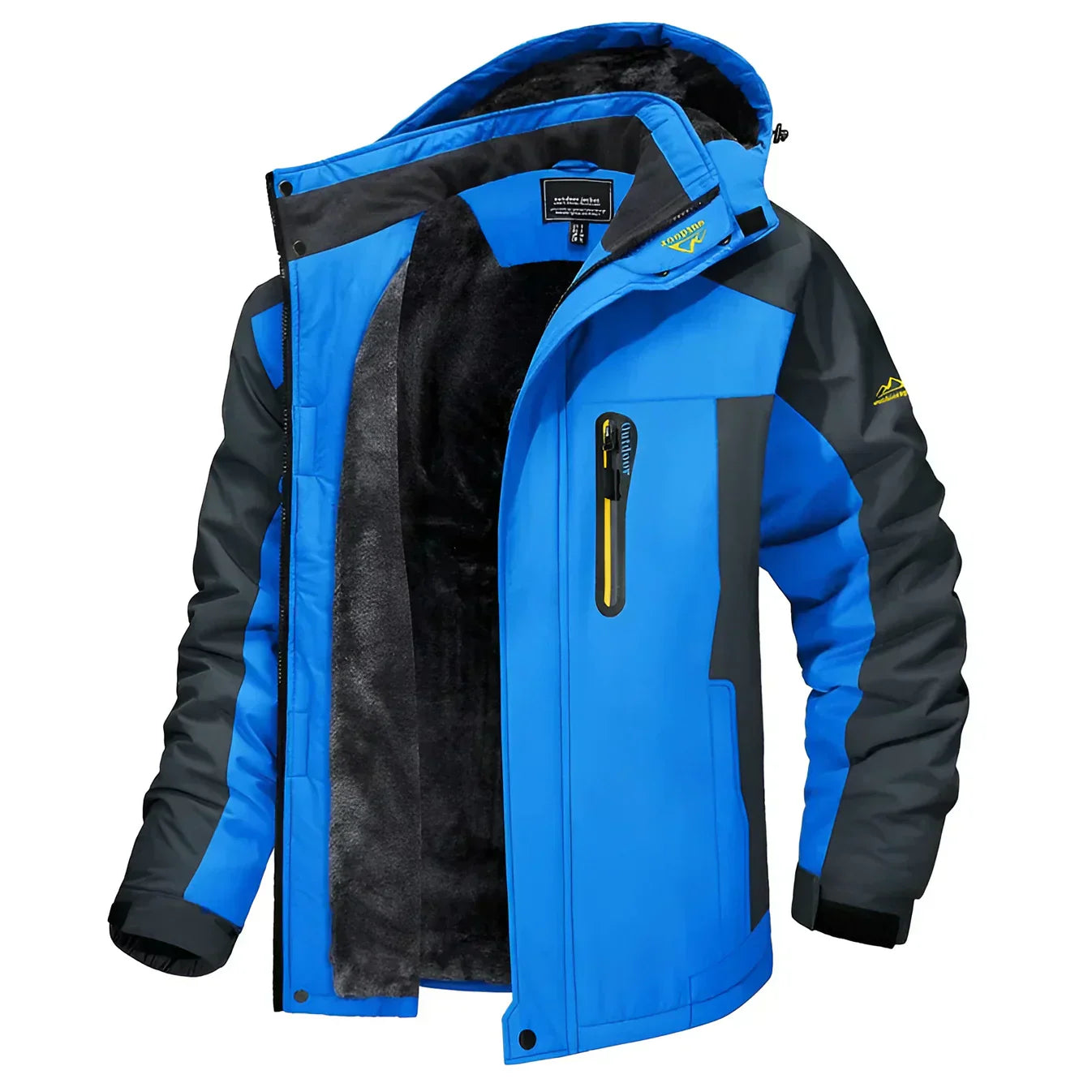 Chaqueta hombre impermeable forrada con capucha - Cavalieri