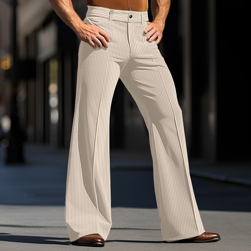 Andrew - Pantalones de traje de pana para el verano