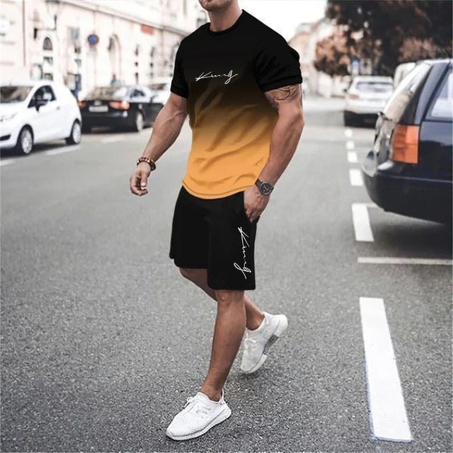 Conjunto deportivo hombre tejido transpirable estilo urbano moderno - Mauro