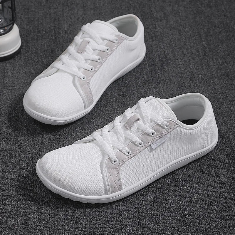 Zapatillas deportivas unisex transpirables con suela antideslizante rosa pastel - Elina