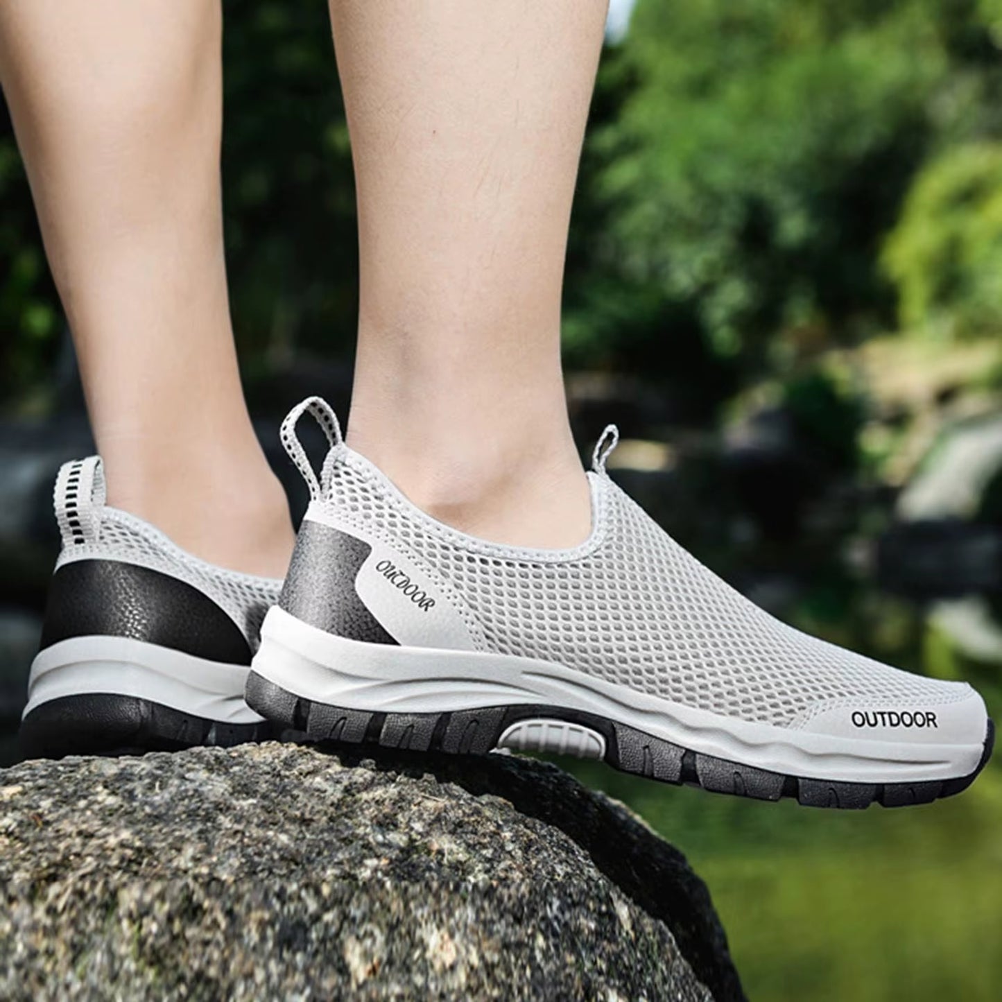 Zapatos para hombre de malla ligera transpirable con suela antideslizante - Bruno