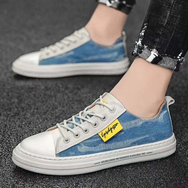 Zapatillas hombre mezclilla resistente estilo casual - Bruno