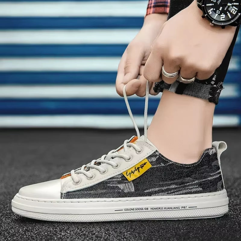 Zapatillas hombre mezclilla resistente estilo casual - Bruno
