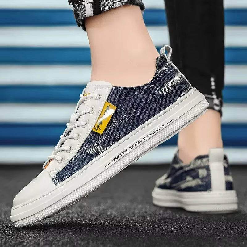 Zapatillas hombre mezclilla resistente estilo casual - Bruno