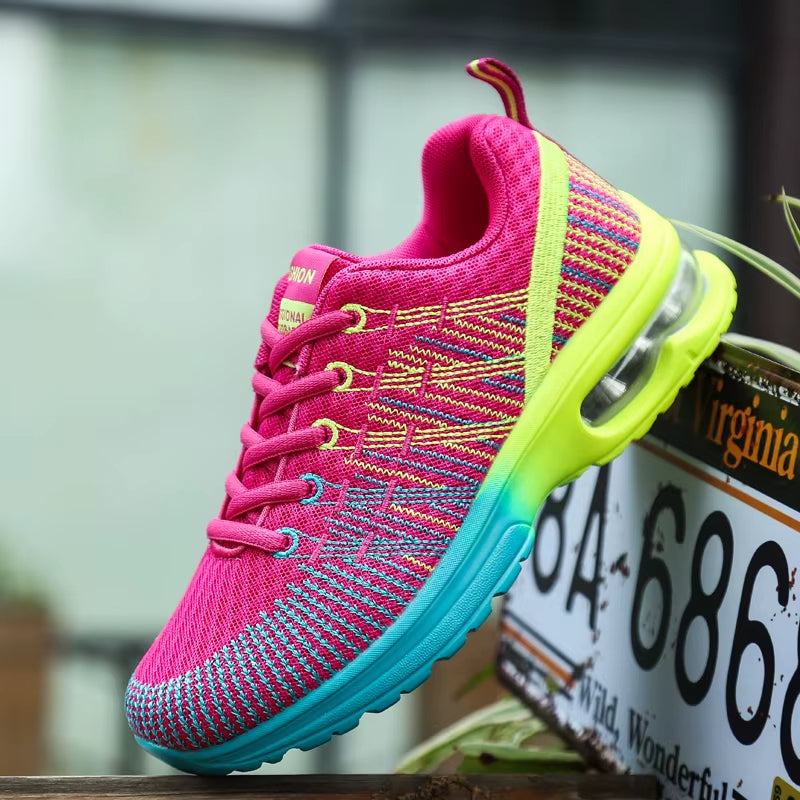 Zapatillas deportivas para mujer malla transpirable con suela de aire - Mónica
