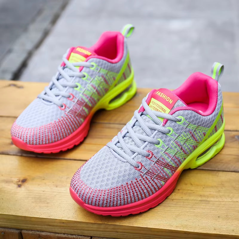 Zapatillas deportivas para mujer malla transpirable con suela de aire - Mónica