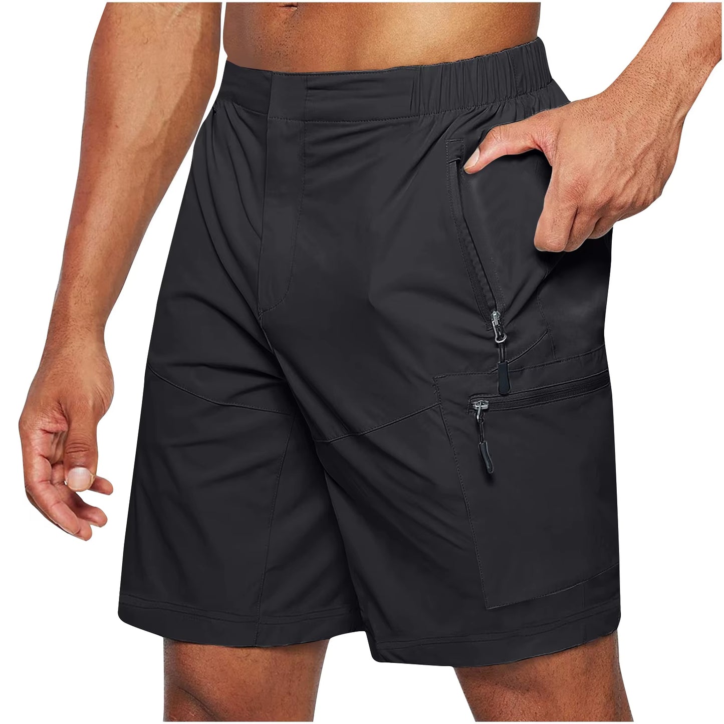Pantalones cortos para hombre tela técnica bolsillos múltiples - Adrián