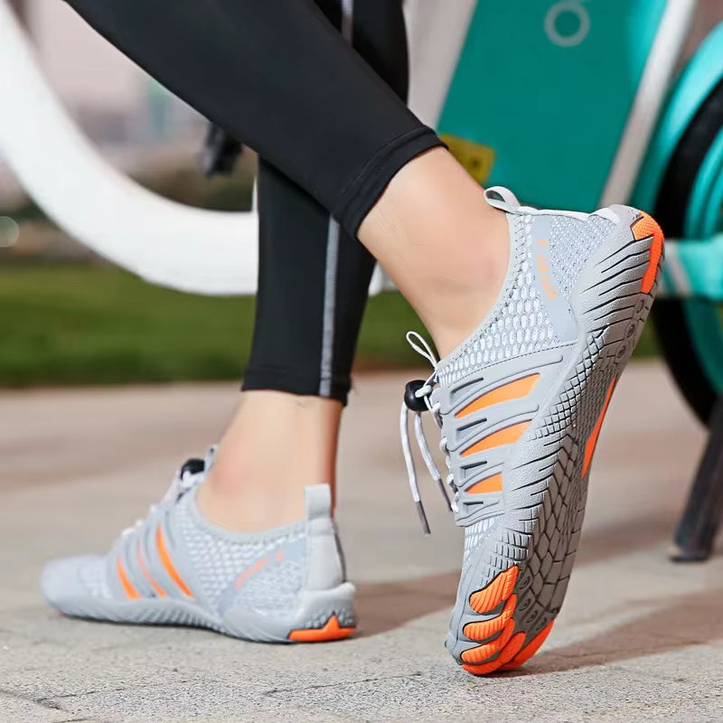 Zapatos deportivos unisex de secado rápido azul eléctrico - Alven