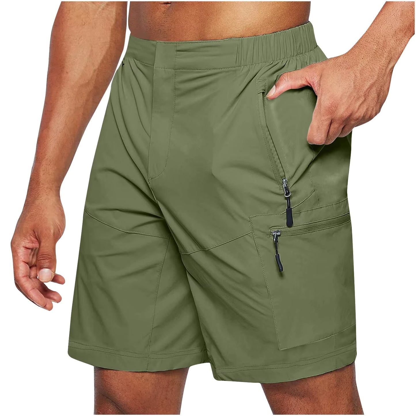 Pantalones cortos para hombre tela técnica bolsillos múltiples - Adrián