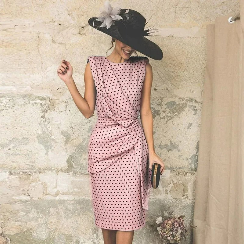 Chio - Vestido sexy de lunares para mujer