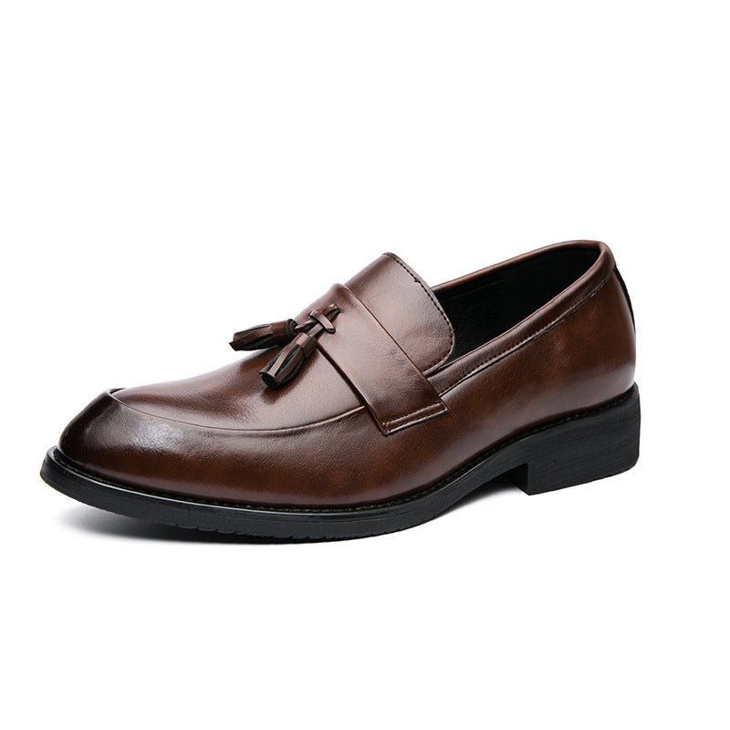 Mocasines hombre cuero borlas clasico - Pifto