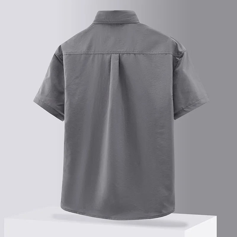 Camisa de trabajo hombre estilo casual con bolsillos - Felipe