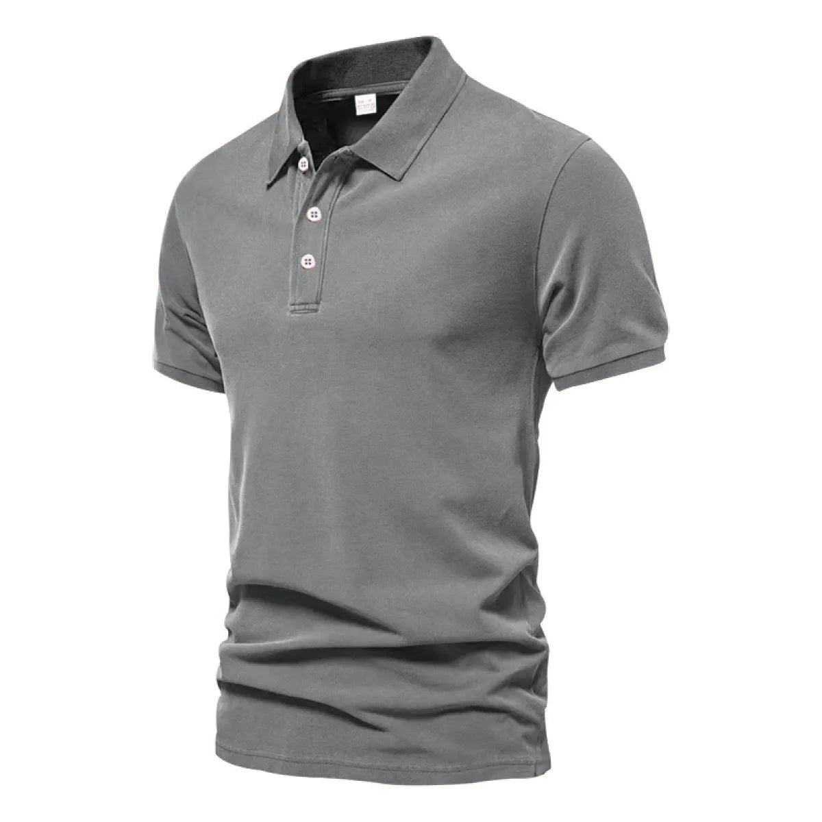 Marco - Camiseta casual lisa de manga corta para hombre