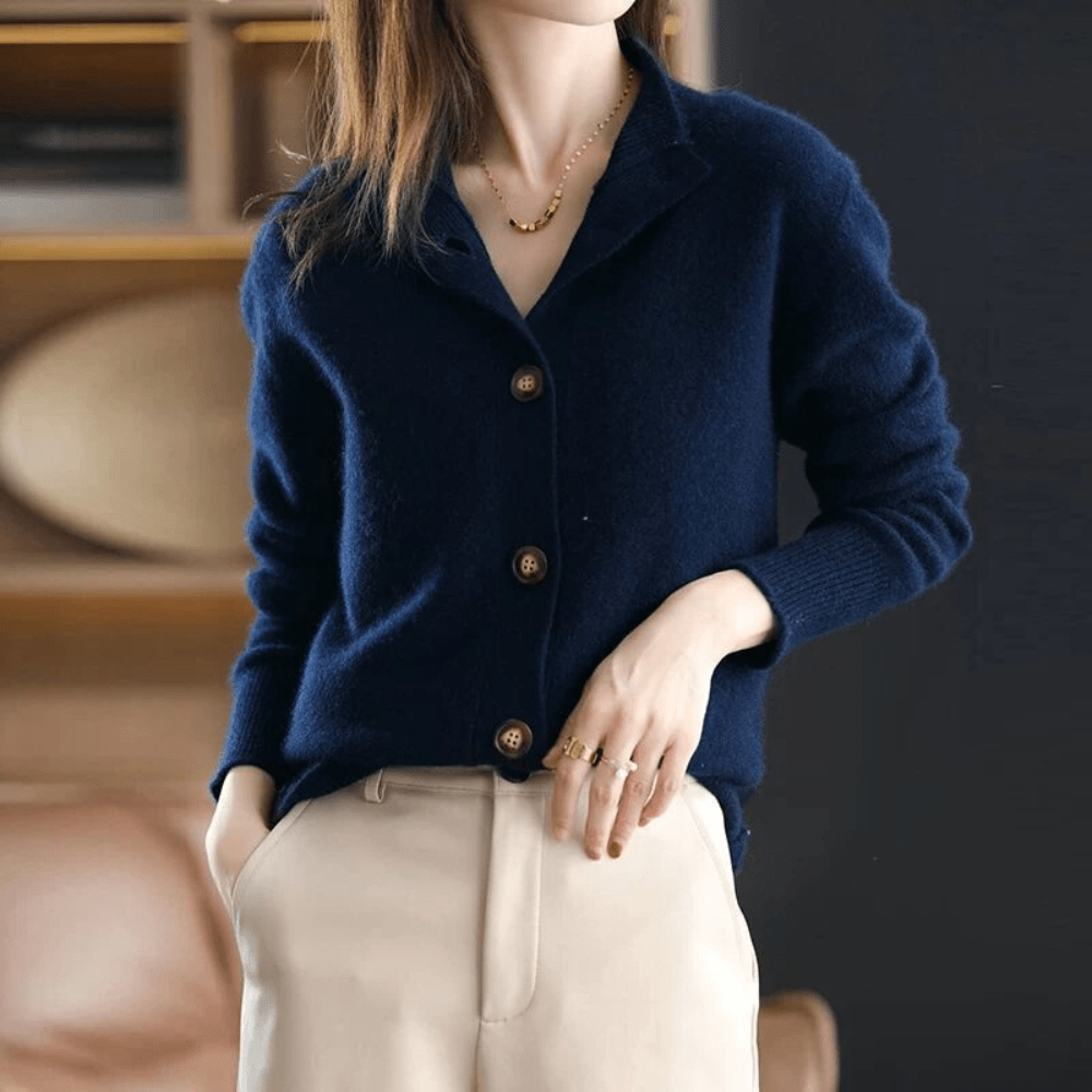 Anika - Elegante cárdigan de punto