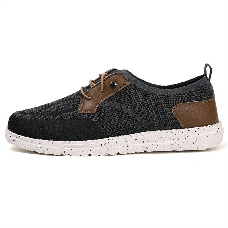 Zapatillas deportivas para hombre tejido transpirable con detalles sintéticos - Henrik
