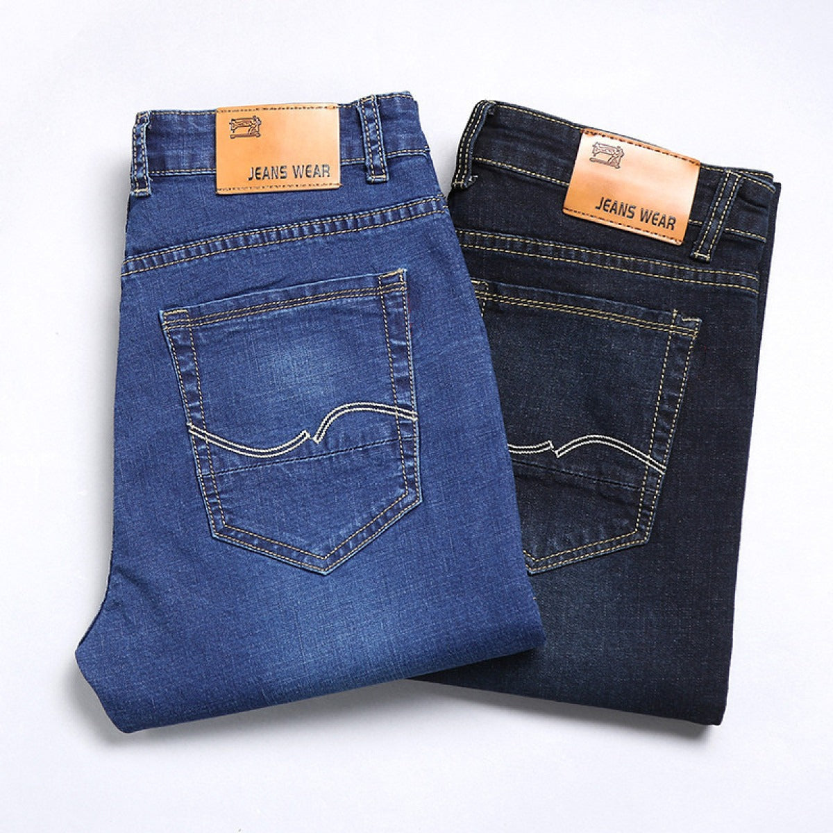 Pantalones vaqueros para hombre corte slim elástico - Marcel