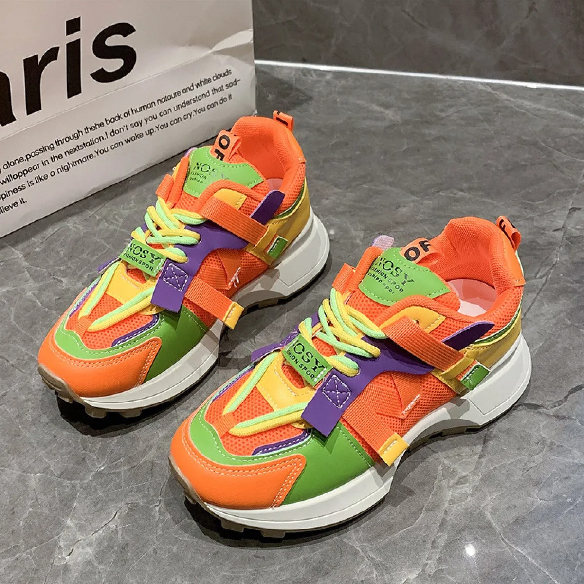 Zapatillas deportivas para mujer con malla transpirable estilo urbano - Noelia