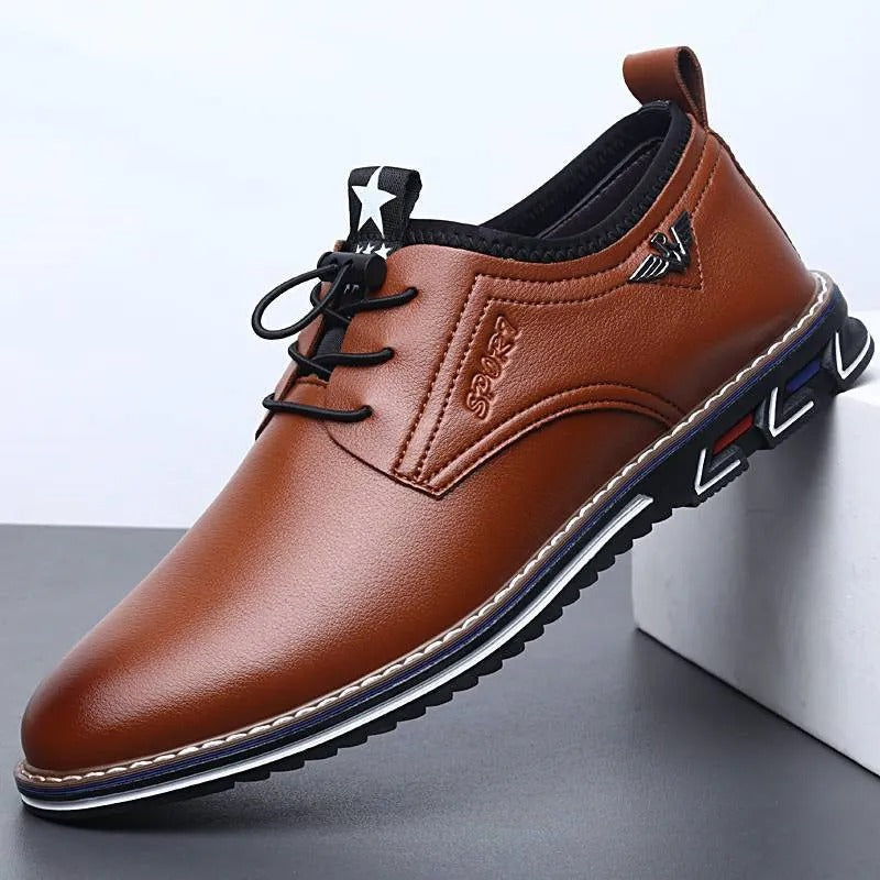 Zapatos casuales para hombre de cuero sintético diseño urbano - Mauro