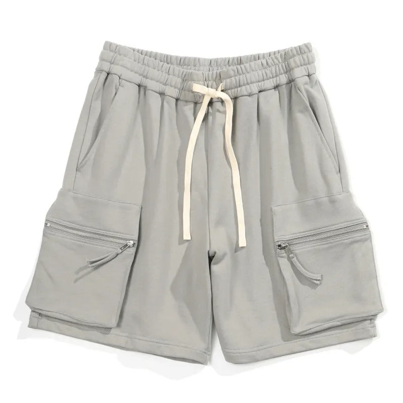 Pantalón corto cargo para hombre de algodón elástico - Milo