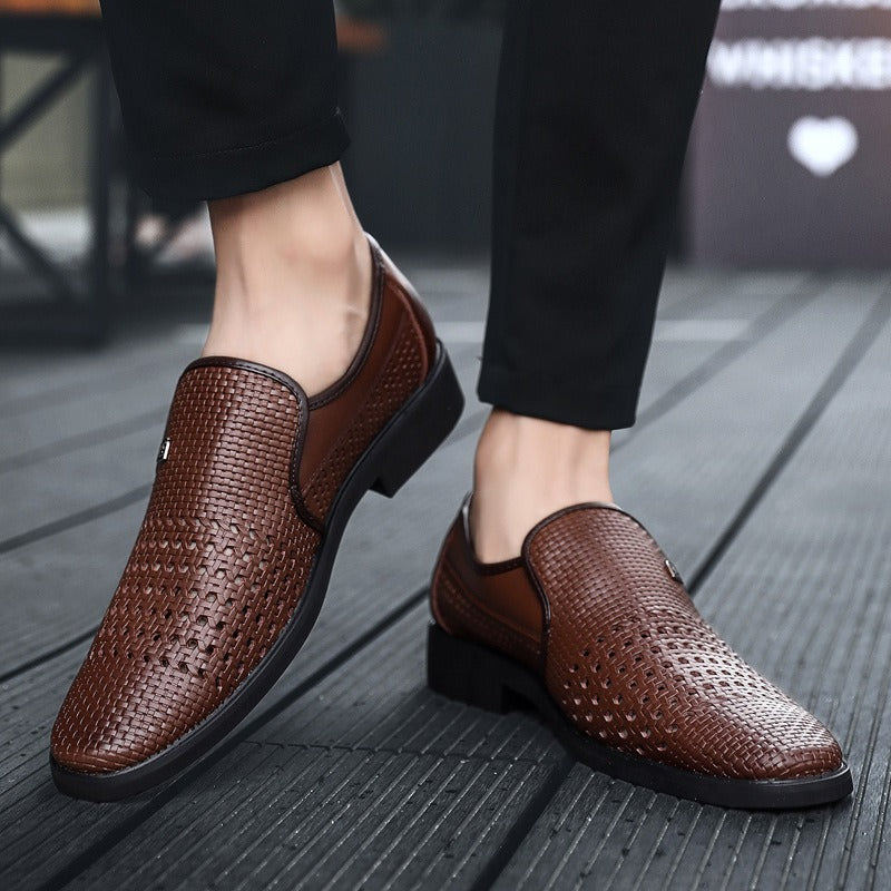 Zapatos de vestir para hombre de piel trenzada transpirables - Damián