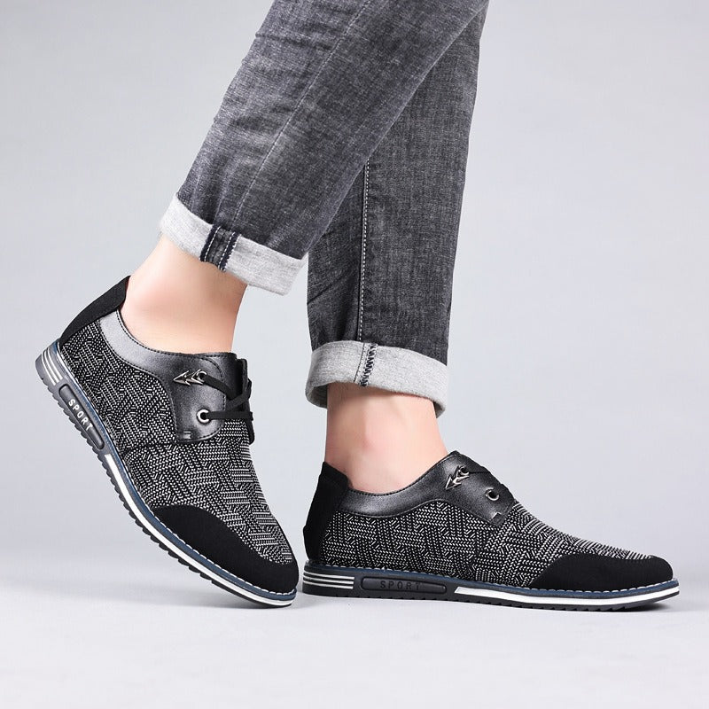 Zapatos casuales hombre tejido texturizado estilo urbano - Noud