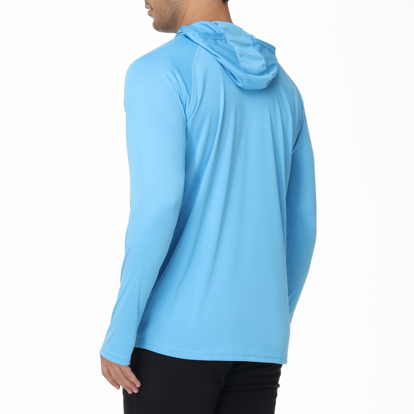 Camiseta hombre manga larga capucha - Drogus