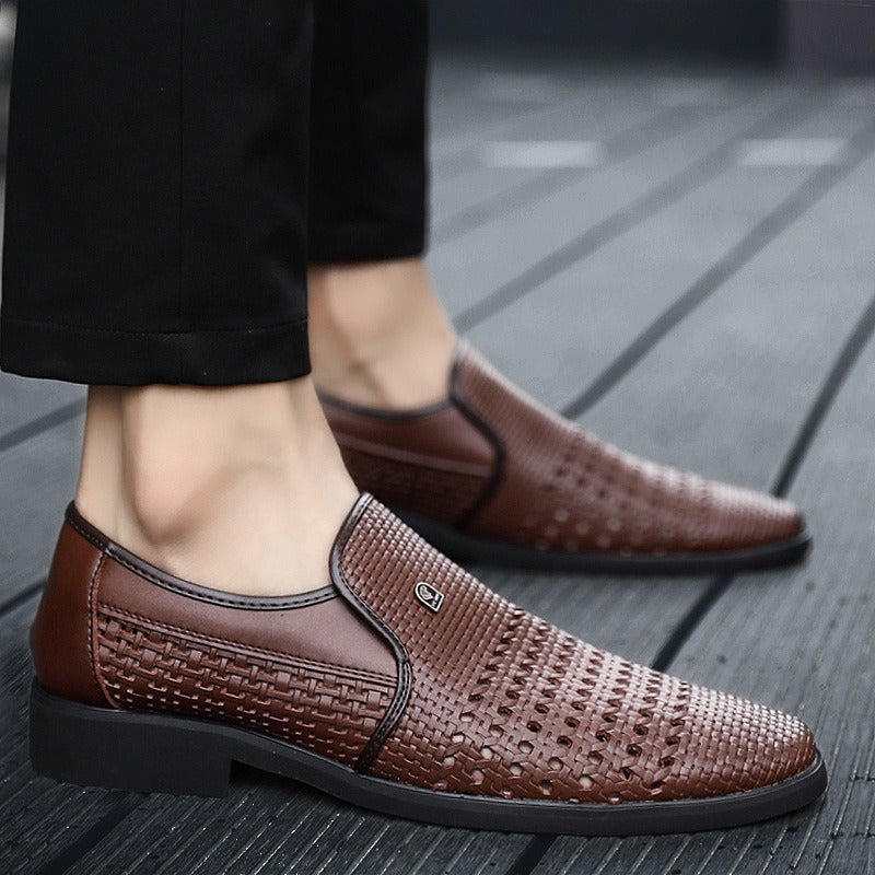 Zapatos de vestir para hombre de piel trenzada transpirables - Damián