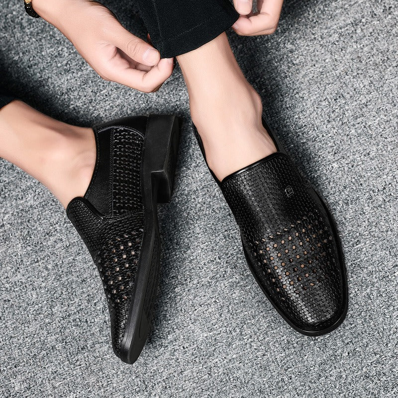 Zapatos de vestir para hombre de piel trenzada transpirables - Damián