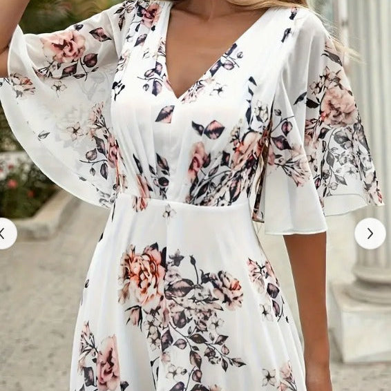 Vestido largo floral mujer - Sorelia