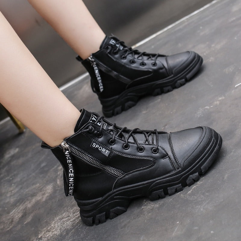 Botas urbanas con cremallera lateral - Elian
