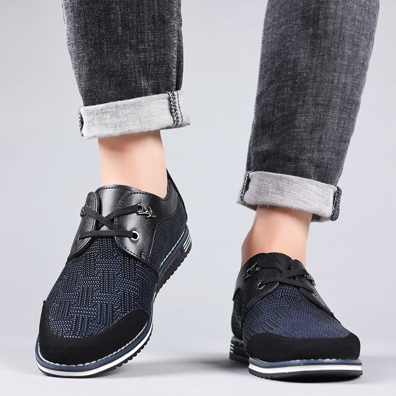 Zapatos casuales hombre tejido texturizado estilo urbano - Noud