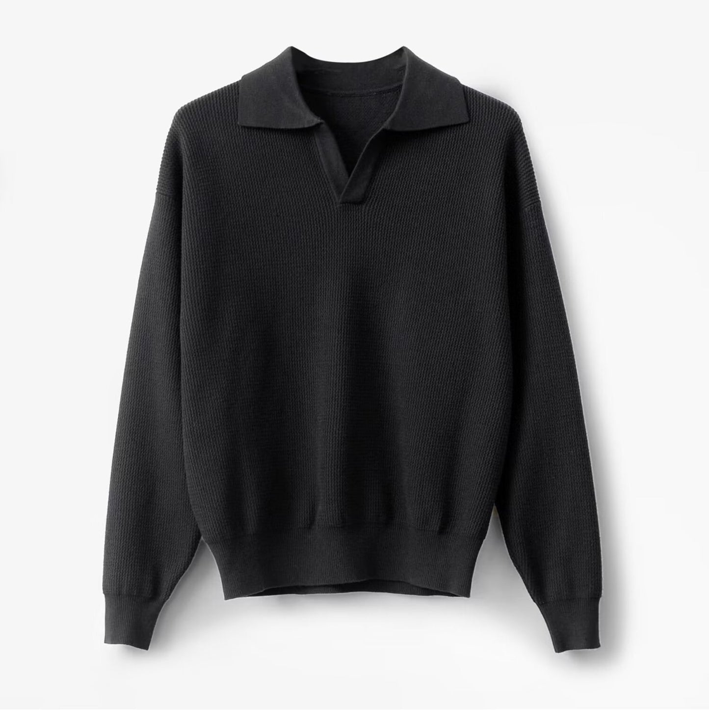 Suéter polo de punto para hombre - Mervik