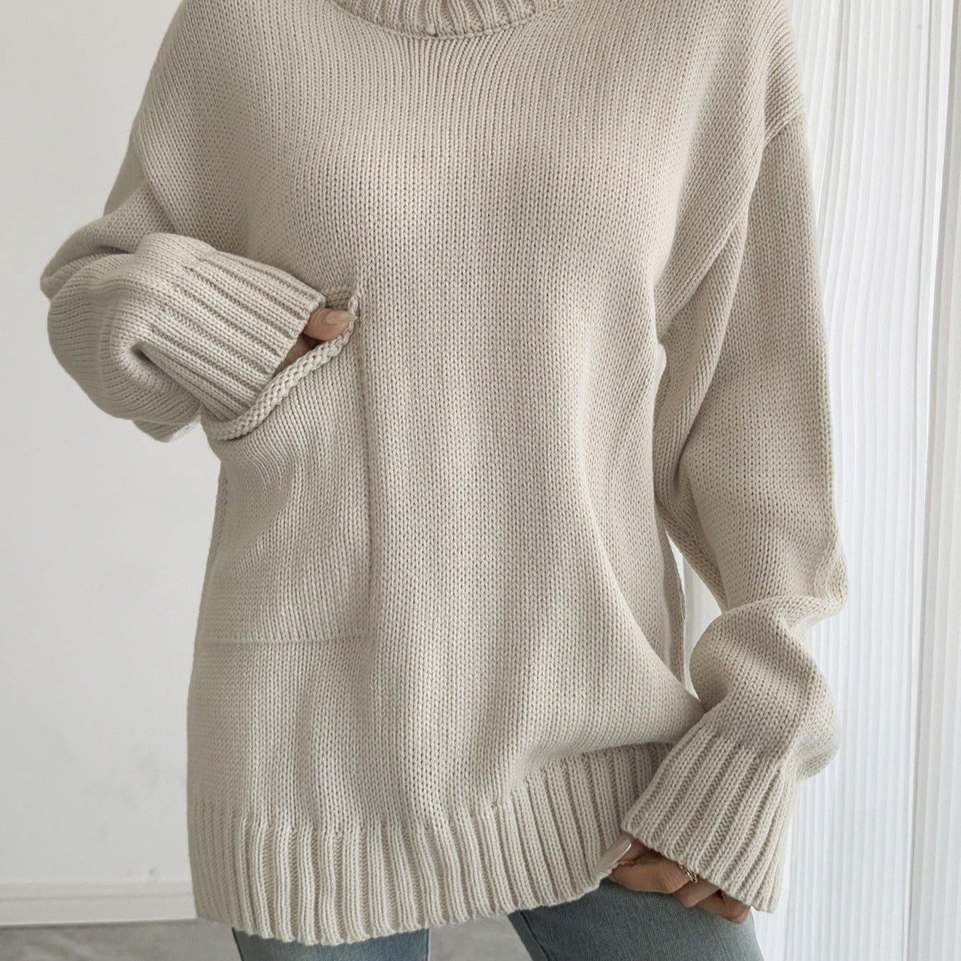 Jersey de punto oversize para mujer - Pereira