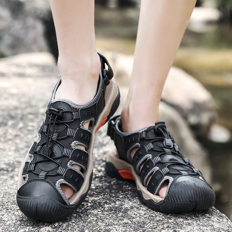 Sandalias ortopédicas hombre outdoor multi-tiras suela amortiguada deportiva - Gaël