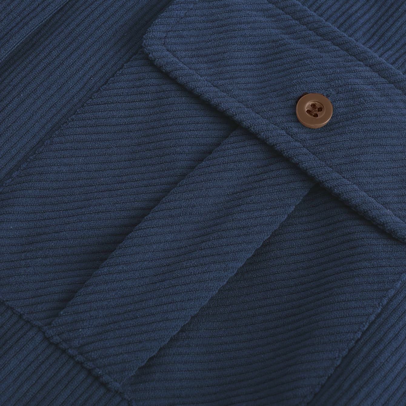 Sobrecamisa hombre pana bolsillos frontales estilo casual - Rian