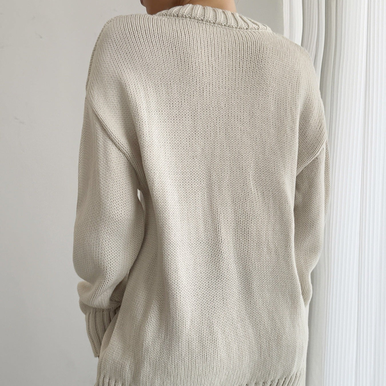 Jersey de punto oversize para mujer - Pereira